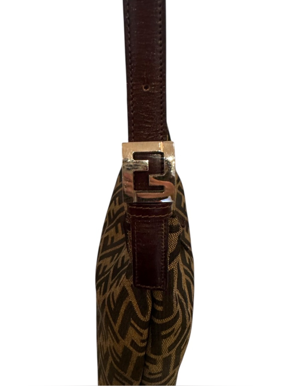 FENDI Zucca V-Cut Shoulder Bag - Picture 3 of 14